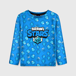Детский лонгслив Brawl Stars: Blue Team
