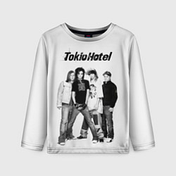Детский лонгслив Tokio Hotel pop rock band