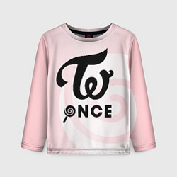 Детский лонгслив TWICE ONCE