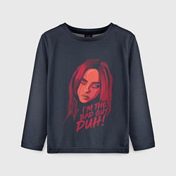 Лонгслив детский Billie Eilish, цвет: 3D-принт