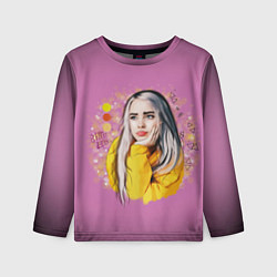 Лонгслив детский BILLIE EILISH, цвет: 3D-принт