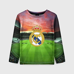Лонгслив детский FC Real Madrid, цвет: 3D-принт