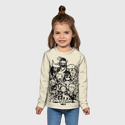 Лонгслив детский One Piece, цвет: 3D-принт — фото 2