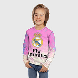 Лонгслив детский Реал Мадрид, цвет: 3D-принт — фото 2