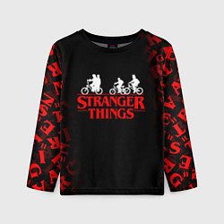 Детский лонгслив STRANGER THINGS