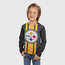 Лонгслив детский Pittsburgh Steelers, цвет: 3D-принт — фото 2