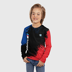 Лонгслив детский БМВ Мотоспорт, цвет: 3D-принт — фото 2