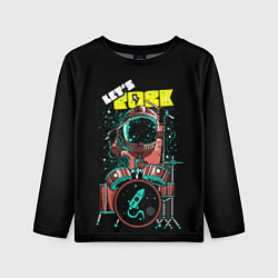 Лонгслив детский Lets Rock, цвет: 3D-принт