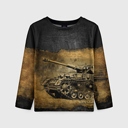 Детский лонгслив Tanks are not afraid mud