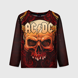 Лонгслив детский ACDC, цвет: 3D-принт