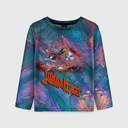 Лонгслив детский Judas Priest, цвет: 3D-принт