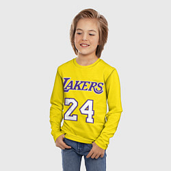 Лонгслив детский Kobe Bryant 24, цвет: 3D-принт — фото 2