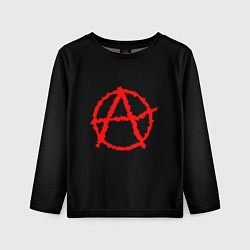 Лонгслив детский Анархия, цвет: 3D-принт