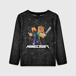 Лонгслив детский Minecraft Майнкрафт, цвет: 3D-принт