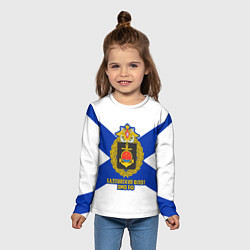Лонгслив детский Балтийский флот ВМФ РФ, цвет: 3D-принт — фото 2