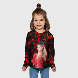 Лонгслив детский Ариана Гранде, цвет: 3D-принт — фото 2