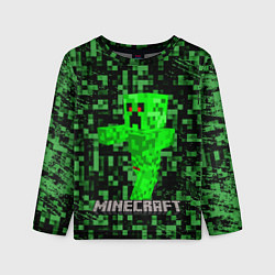 Лонгслив детский MINECRAFT CREEPER, цвет: 3D-принт