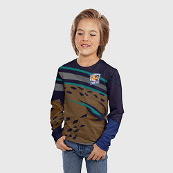 Лонгслив детский Форма Cheetah, цвет: 3D-принт — фото 2