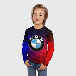 Лонгслив детский BMW NEON, цвет: 3D-принт — фото 2