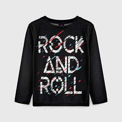 Детский лонгслив Rock And Roll