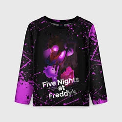 Лонгслив детский FIVE NIGHTS AT FREDDYS, цвет: 3D-принт