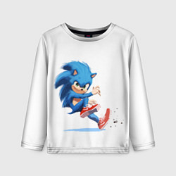 Лонгслив детский SONIC, цвет: 3D-принт