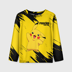 Детский лонгслив PIKACHU: PIKA PIKA