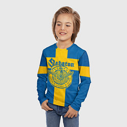 Лонгслив детский Sabaton, цвет: 3D-принт — фото 2