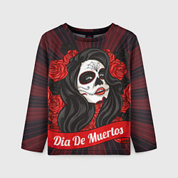 Детский лонгслив Dia de Muertos