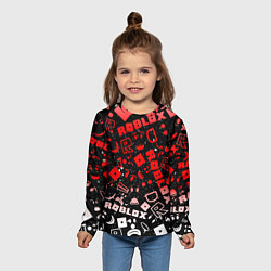 Лонгслив детский Roblox, цвет: 3D-принт — фото 2