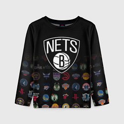 Детский лонгслив Brooklyn Nets 1