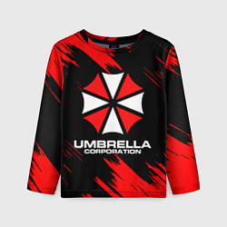 Лонгслив детский Umbrella Corporation, цвет: 3D-принт