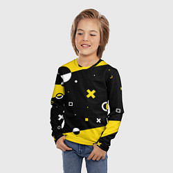 Лонгслив детский ФИГУРКИ, цвет: 3D-принт — фото 2