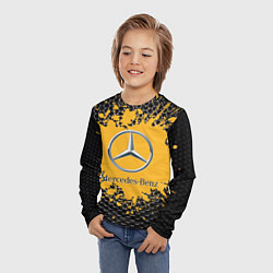 Лонгслив детский Mercedes, цвет: 3D-принт — фото 2