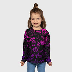Лонгслив детский TRAVIS SCOTT X FORTNITE, цвет: 3D-принт — фото 2