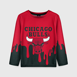 Лонгслив детский Chicago Bulls, цвет: 3D-принт
