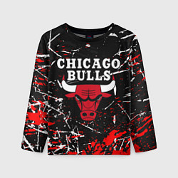 Лонгслив детский CHICAGO BULLS, цвет: 3D-принт