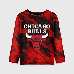 Лонгслив детский CHICAGO BULLS, цвет: 3D-принт