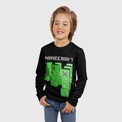 Лонгслив детский MINECRAFT CREEPER, цвет: 3D-принт — фото 2