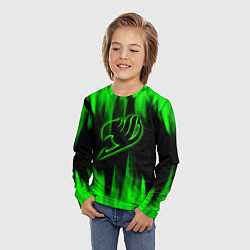 Лонгслив детский Fairy Tail, цвет: 3D-принт — фото 2