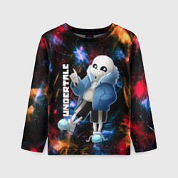 Лонгслив детский UNDERTALE АНДЕРТЕЙЛ, цвет: 3D-принт