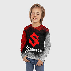 Лонгслив детский Sabaton, цвет: 3D-принт — фото 2