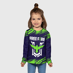 Лонгслив детский FREE FIRE ФРИ ФАЕР, цвет: 3D-принт — фото 2