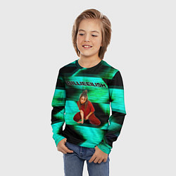 Лонгслив детский Билли айлиш, цвет: 3D-принт — фото 2
