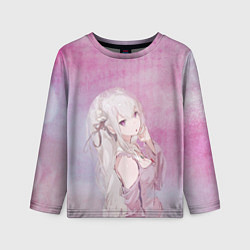 Лонгслив детский Эмилия, цвет: 3D-принт