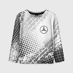 Лонгслив детский Mercedes-Benz, цвет: 3D-принт