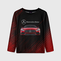 Лонгслив детский Mercedes Benz AMG, цвет: 3D-принт