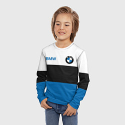 Лонгслив детский BMW SPORT, цвет: 3D-принт — фото 2