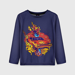 Лонгслив детский Ездить или умереть, цвет: 3D-принт