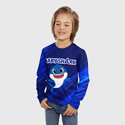 Лонгслив детский BABY SHARK БЭБИ ШАРК, цвет: 3D-принт — фото 2